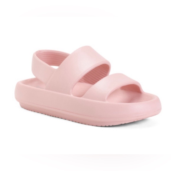 BEACH SLIDES by J/SLIDES Womens Size 7 Pink Synthetic New - Picture 4 of 8
